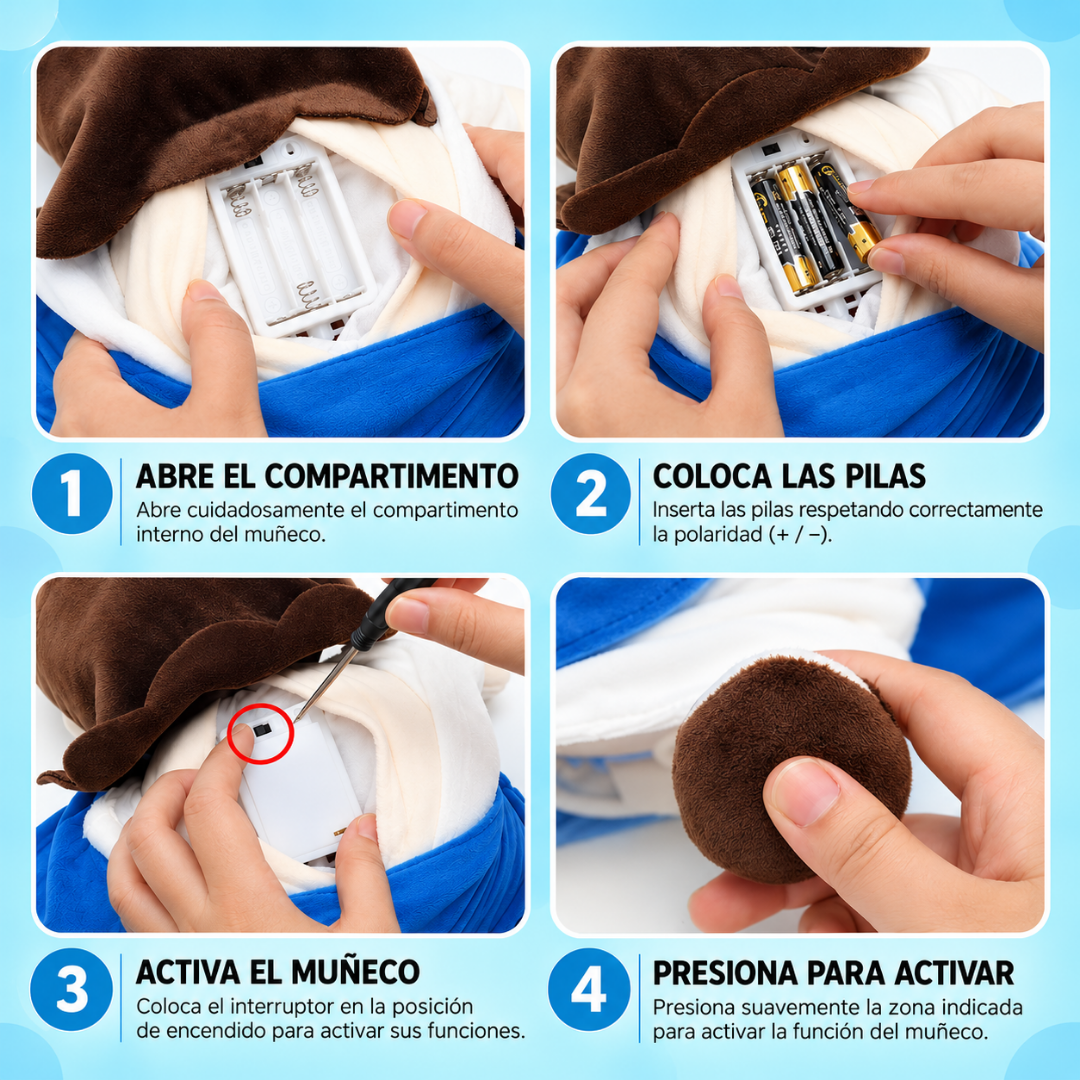 Peluche de Jesus Que Respira