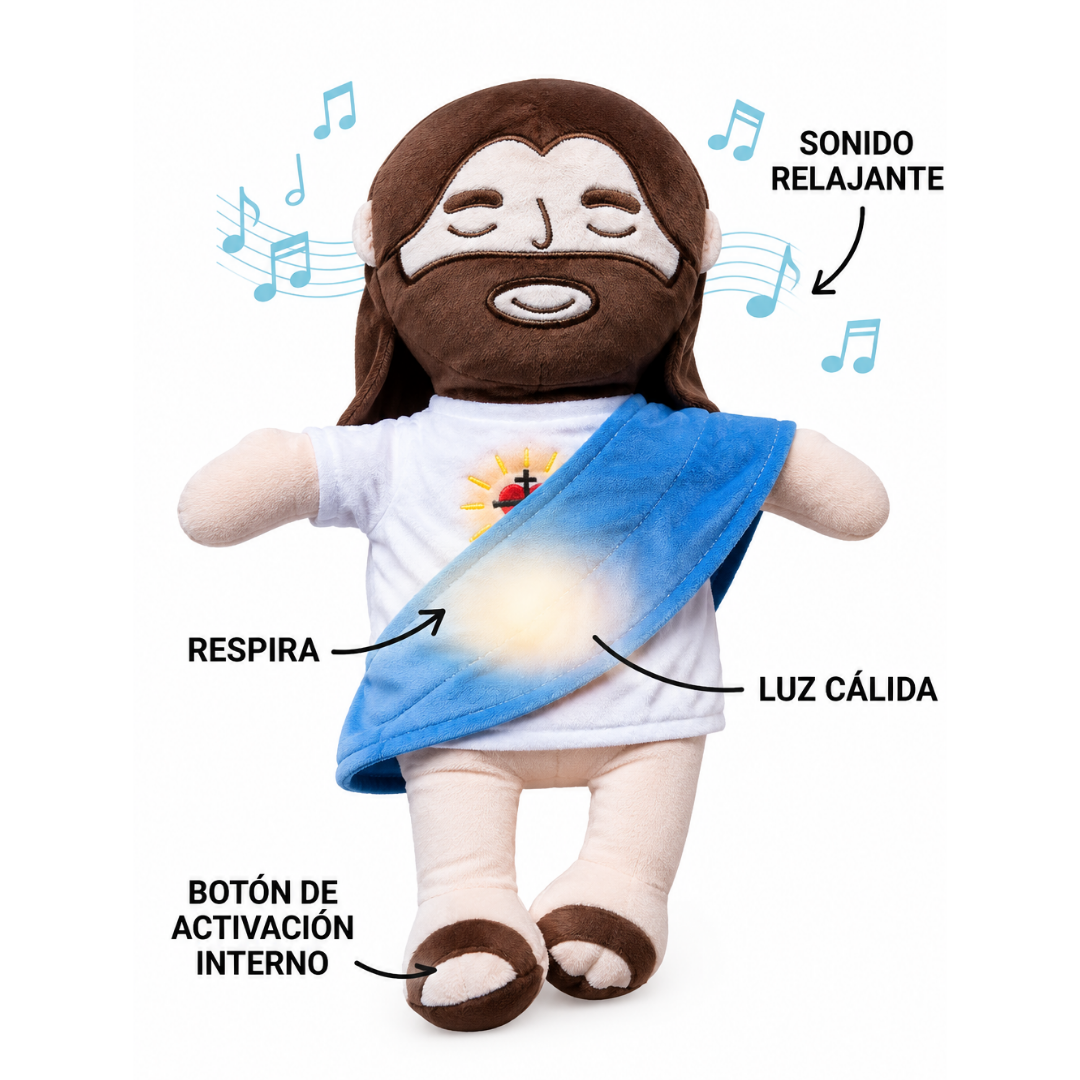 Peluche de Jesus Que Respira
