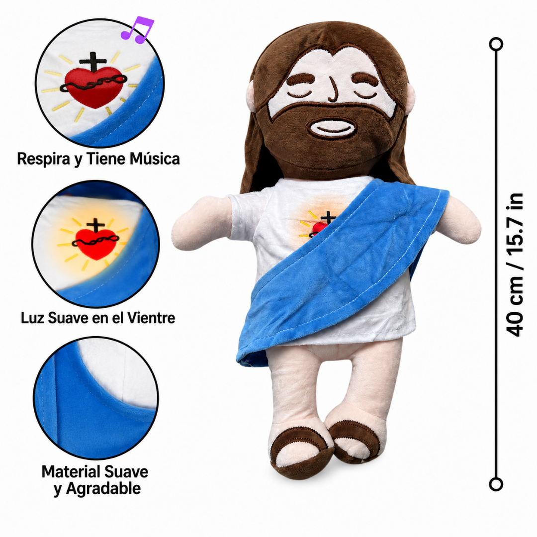 Peluche de Jesus Que Respira